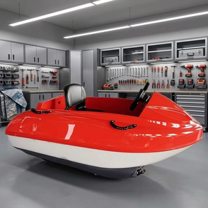 <span class=keywords><strong>Moto</strong></span> Acuática Eléctrica Comercial, Bote Inflable de Fibra de Vidrio con Pedales para Ejercicio Acuático, Velocidad Máxima de 50 km/h - Product Image 5