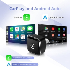 Adaptateur sans fil CarPlay Android Auto 2 en 1, mini dongle, filaire vers sans fil, plug and play, écran miroir, directement de l'usine - Product Image 4