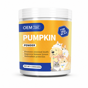 Complément Alimentaire pour Animaux de Compagnie : <span class=keywords><strong>Poudre</strong></span> de Citrouille pour Chiens et Chats PetViva – Santé Intestinale et Système Immunitaire 180g – Vente en Gros, Fabrication OEM - Product Image 1