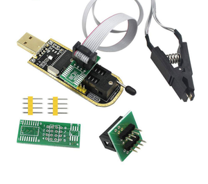 Clip de test SOP8 + Version plaquée or + Prise de conversion 1.8V + Kit de prise de programmation SOP8 vers DIP8 - Product Image 2