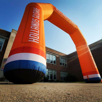 Arche gonflable publicitaire personnalisée en PVC KCCE pour événements promotionnels avec souffleur d'air