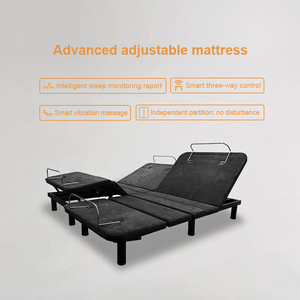 Vua Kích thước có thể điều chỉnh khung giường kim loại, khung giường Ergonomic giường thông minh hoạt động bằng điện thoại di động ứng dụng không dây điều khiển từ xa - Product Image 5