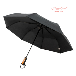 <span class=keywords><strong>Paraguas</strong></span> Negro Clásico <span class=keywords><strong>Plegable</strong></span> de Apertura Automática Happy Swan para <span class=keywords><strong>Hombre</strong></span> - Product Image 1
