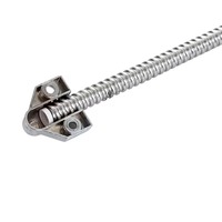 Cable flexible blindado de 400 mm para puertas, protector de cable metálico para cerraduras electrónicas y sistemas de control de acceso