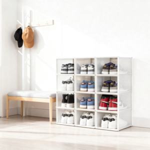 Contenedor de Almacenamiento de Zapatos Transparente Premium, Caja de Plástico Apilable, Organizador de Zapatos de Diseño Moderno con el Mejor Precio - Product Image 2