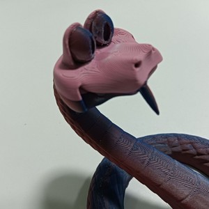 Figura de Serpiente Impresa en 3D Raymankind, Resina, Color Personalizable, Modelo Derivado de Animación - Product Image 2