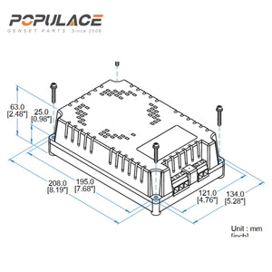 Cargador de Batería Automático Kutai 12V 24V 15W para Grupos Electrógenos Diésel de Uso Industrial - Product Image 3