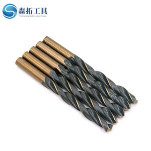 ดอกสว่านเหล็กความเร็วสูง แบบก้านตรง สีดำ-เหลือง สำหรับสว่านไฟฟ้า งานตีเหล็ก งานเจาะสแตนเลส - Product Image 1