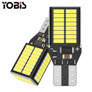 YOBISขายส่งT15 4014-54 Bcakupย้อนกลับโคมไฟไฟท้ายรถไฟเบรคอัตโนมัติLED Canbus <span class=keywords><strong>WY16W</strong></span> W16W T15 หลอดไฟเลี้ยวสัญญาณหลอดไฟ - Product Image 1