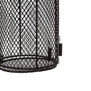 REPTIZOO 0.8 Gal 2.9 L siyah silindirik evcil hayvan kafesi tamamen kapalı tel örgü kafes tel örgü sepet - Product Image 6