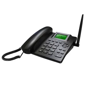 GSM Fixed Wireless Phone Cordless Desktop Telephone Desk Terminals With Daul Sim Card For Office Home