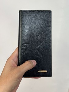 Nouveau Portefeuille Porte-cartes <span class=keywords><strong>de</strong></span> visite et <span class=keywords><strong>de</strong></span> crédit long en cuir PU grain litchi, fin, avec pince à billets et logo personnalisé 2026 - Product Image 1