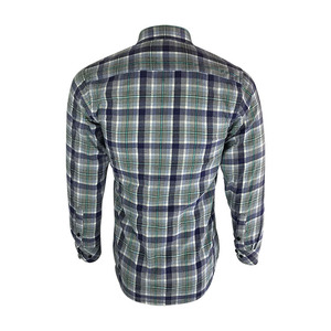 Clásico personalizado hombres casual de manga larga a cuadros de camisa - Product Image 2