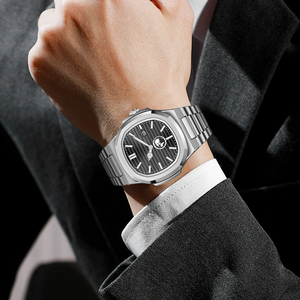 Lotes de productos al por mayor a precios a granel, relojes de alta calidad, reloj personalizado con esfera de número romano, reloj de diseño clásico de lujo para hombre - Product Image 4