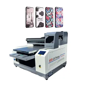 China nuevo producto innovador impresora UV digital vidrio acrílico madera metal teléfono caso UV impresoras planas