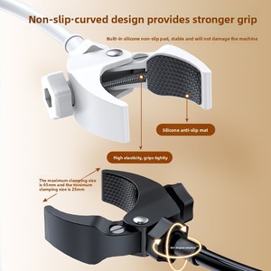 Soporte para Secador <span class=keywords><strong>de</strong></span> Pelo para Mascotas, Giratorio 360 Grados, <span class=keywords><strong>de</strong></span> Aleación <span class=keywords><strong>de</strong></span> Aluminio, con Abrazadera, Manos Libres - Product Image 3