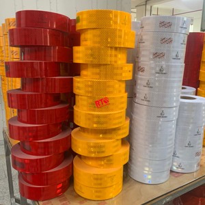 Autocollant réfléchissant pour camion certifié jaune 00821, ruban auto-adhésif <span class=keywords><strong>rétro</strong></span> ECE 104R - Product Image 6