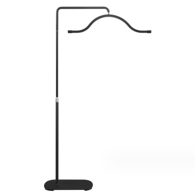 Factory Diamond Floor Lash Light 45W Tattoo 360 Rotation Half Moon Light Adjustable Color Beauty Lamp Stand Half Moon Light