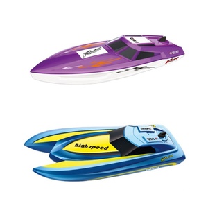 SJY-TX687/688 Barco de Carreras RC 2.4G, Resistente al Agua, con Alarma de Batería Baja, 8km/h de Alta Velocidad, Listo para Usar, Control Remoto de 50m, Juguete de Verano - Product Image 1