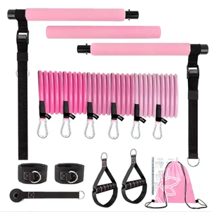 Pilates thanh Kit với sức đề kháng ban nhạc nhà phòng tập thể dục căng Kit đầy đủ cơ thể tập thể dục Thanh Toning Thanh Thanh tập thể dục - Product Image 5