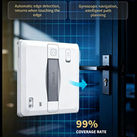 Robot de nettoyage de vitres FMART W5 en gros avec réservoir d'eau de 95 ml et pulvérisation ultrasonique à 4 buses