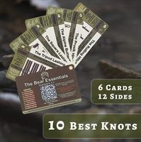 Kit de nouage de cartes de survie extérieur étanche