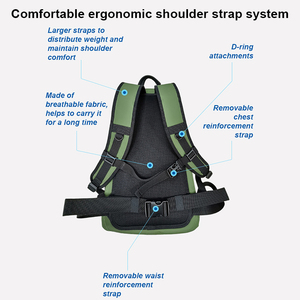 Mochila seca impermeable de PVC para viajes de aventura y senderismo Diseño de logotipo personalizado con tapa enrollable y correas duraderas - Product Image 5