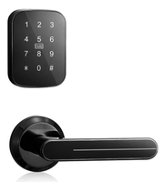 Cerradura Inteligente para Hotel TTLock de Aleación de Zinc Duradera con Teclado, Contraseña, Tarjeta RFID y Control por Aplicación para Acceso a Habitaciones