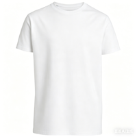 T-shirt unisexe personnalisé OEM/OED à haute élasticité, anti-boulochage, décontracté, à manches courtes, respirant, pour enfants et jeunes de 9 à 11 ans