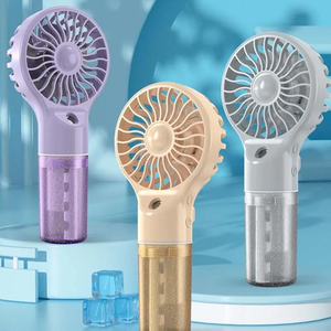 Ventilateur de bureau portable USB rechargeable 4 vitesses, mini humidificateur pulvérisateur nano pliable, vente en gros usine - Product Image 5