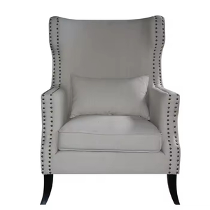 Amerikaanse Traditionele <span class=keywords><strong>Wingback</strong></span> Stoel Hoge Rug Vleugel <span class=keywords><strong>Chesterfield</strong></span> Stijl Accent Stoel Vintage Club Lederen Bank Voor Woonkamer - Product Image 4