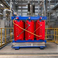 Transformateur de distribution électrique triphasé à faible perte de puissance de type sec SCB13 à haute efficacité 33 kV 34,5 kV 2000 kVA 5 MVA pour utilisation en ferme solaire