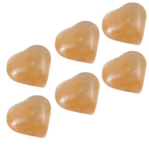 Gua Sha corazón Rosa sal del Himalaya energía caliente roca cristal piedra calentada venta al por mayor exfoliante de sal del Himalaya