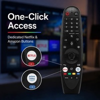 Télécommande universelle vocale RCU OEM ODM d'usine AN-MR20GA-ASIA pour téléviseur LED intelligent 4K, prise en charge de la personnalisation AKB75855501