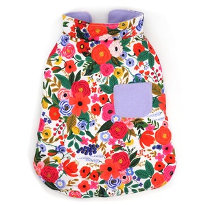 Giacca floreale calda invernale <span class=keywords><strong>per</strong></span> cani, gilet invernale in pile, <span class=keywords><strong>abbigliamento</strong></span> natalizio <span class=keywords><strong>per</strong></span> <span class=keywords><strong>cuccioli</strong></span> - Product Image 3