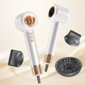 ไดร์เป่าผมไอออนิค 2026 ความเร็วสูง น้ำหนักเบา สีขาวทอง หรูหรา แห้งเร็ว พร้อมดูแลเส้นผม สำหรับใช้ในโรงแรมและครัวเรือน - Product Image 1