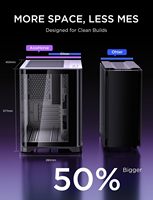 Casing PC AsiaHorse Pegasus Micro ATX Mid Tower Dual Chamber 270 Kaca Temper Besar Ruang Gaming Luas Radiator 360mm RTX 40