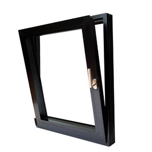 หน้าต่างหมุนแบบเอียงพร้อมมุ้งกันยุงดีไซน์ล่าสุดทำจากอลูมิเนียมสปริงแกว่งแนวนอนทำจากสเตนเลสสตีล - Product Image 2