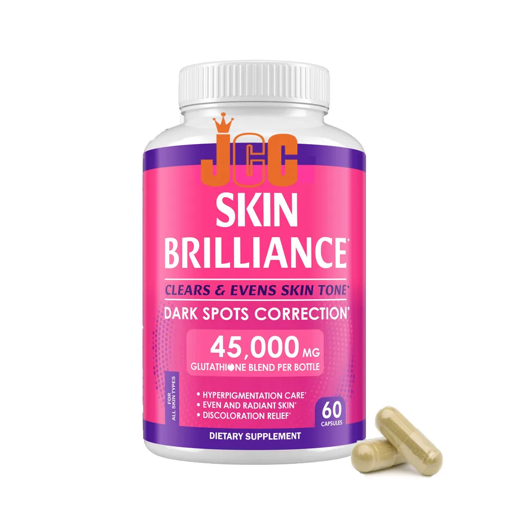 skin whitening herbal formula supplement L-Glutathione dark spots correction & antioxidant & liver detox Anti Aging capsules