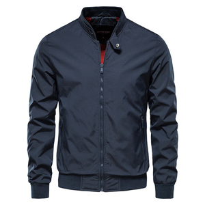 Chaqueta Cortavientos de Otoño para Hombre, Talla Grande, Cuello Alto, Diseño Personalizado, Estilo Urbano, Informal y a la Moda - Product Image 4