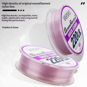 Línea <span class=keywords><strong>de</strong></span> Pesca VARIVAS Barry Bass Front Wire Ocean Record Big Thing Trolling Gold Gun, Hilo <span class=keywords><strong>de</strong></span> Nailon PE 0.68mm 50m/30m, Shock Leader - Product Image 4