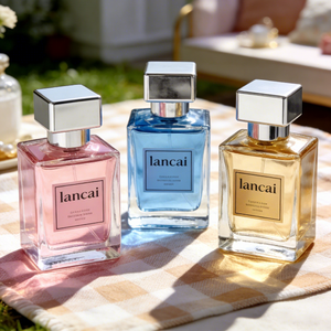 Luxury 100ml Botellas De Perfume Spray Bottle Glass with Metallic Cap and <strong>Reed</strong> <strong>Diffuser</strong> <strong>for</strong> High-End Fragrance Packaging - Product Image 5