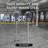 Moteur Mélangeur Électrique Industriel Triphasé Silencieux de Haute Qualité avec Boîte de Vitesses, Agitateur 100L en Acier Inoxydable pour Produits Chimiques