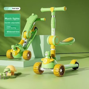 Nuevo Modelo al Por Mayor de Patinetes de 3 Ruedas para Niños con Pedal Plegable y Ligero con Ruedas de Goma para Edades de 3 a 12 Años - Product Image 4
