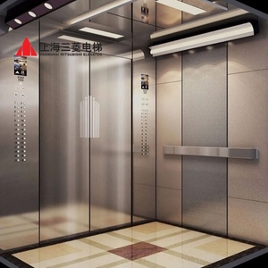 Ascenseur panoramique moderne Mitsubishi avec structure de monte-élévateur circulaire en acier sur mesure pour hôtels et villas, à haute résistance - Product Image 4