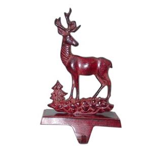 Soportes para Calcetines de Reno con Acabado Rojo Pátina de Buena Calidad y Precio, Material de Latón, Color y Logotipo Personalizables, Decoración del Hogar - Product Image 4