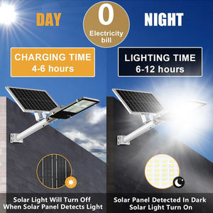 <span class=keywords><strong>Farola</strong></span> LED de aluminio para exteriores del Proveedor <span class=keywords><strong>Profesional</strong></span> 100W-500W Farolas solares SMD Chips DC Fuente de alimentación Clasificación IP65 - Product Image 3