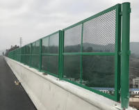 Fabricant de mailles de protection anti-éblouissement personnalisées pour les ponts surélevés à grande vitesse Isolation de trous diamantés en métal