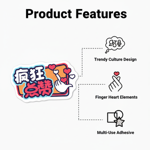 Wholesale custom cute animal fashion party decoration graffiti popular manual material waterproof vinyl custom die-cut stickers - Product Image 3