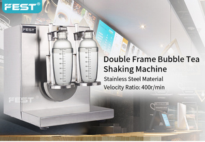 Pour FEST 2 tasses automatique bulle thé Shaker Machine épais Milkshake secouant 220v nouvel état - Product Image 5